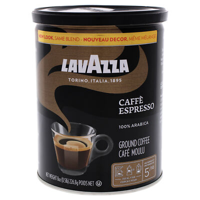 Caffe Espresso Medium Roast Ground Coffee by Lavazza - 8 oz Coffee