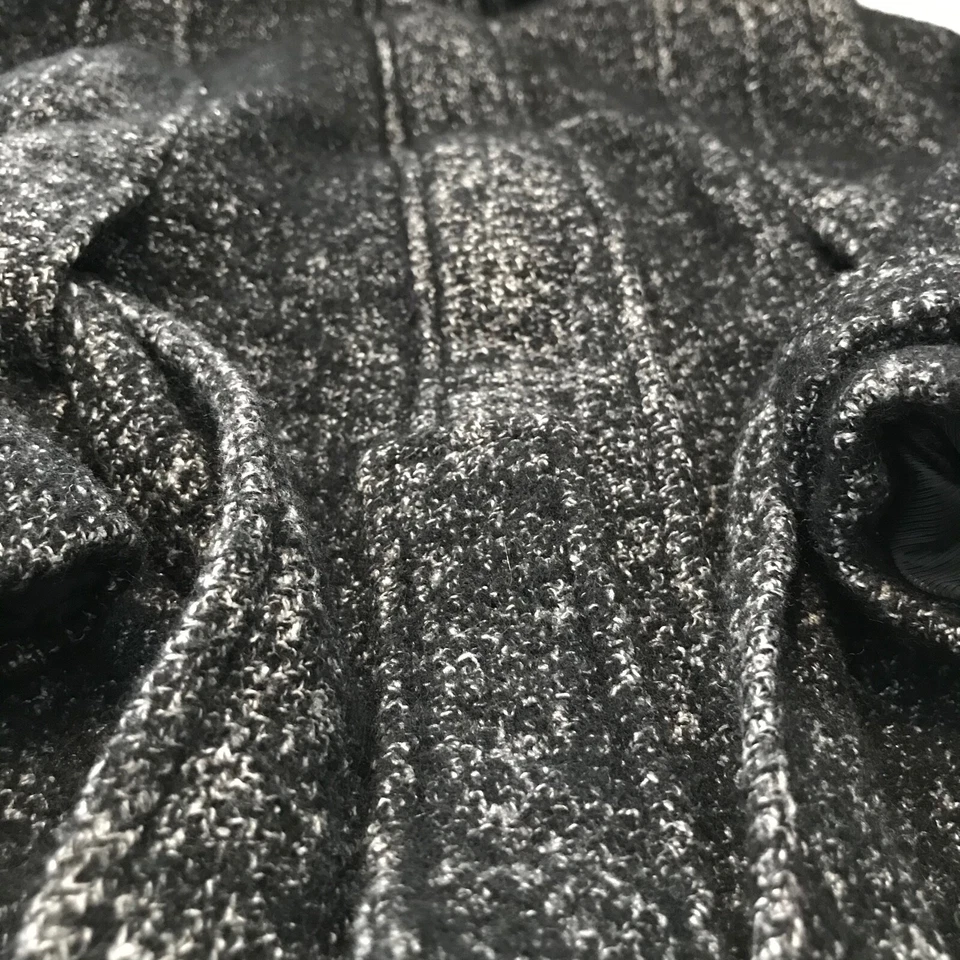 Marvin Richards Womans Size 1X Vintage Black & White Belted Full Zip Coat EUC - Image 2 of 4