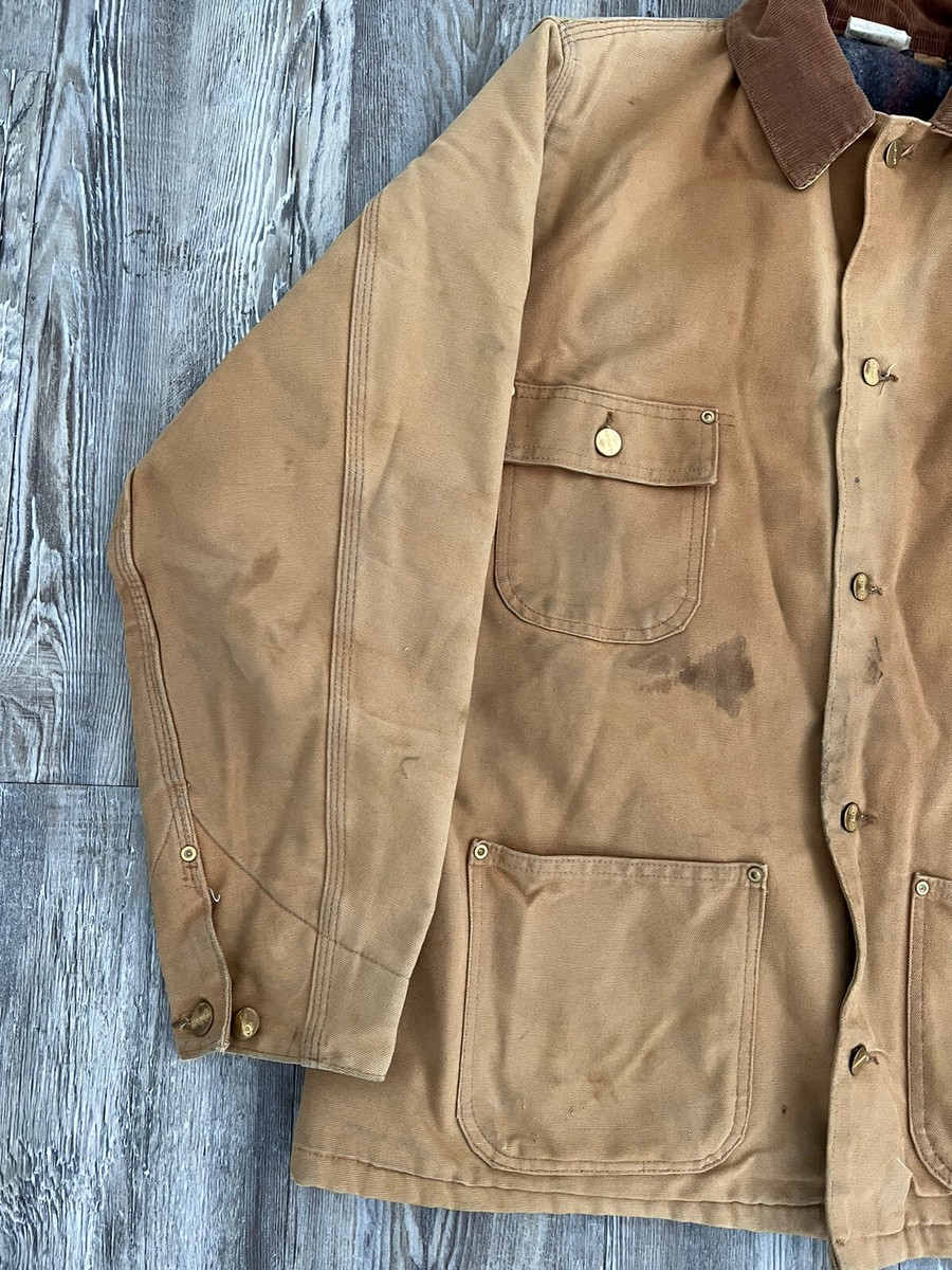 Vintage 70s 80s CARHARTT USA Made Men's Blanket Lined Brown Vintage 70s 80s CARHARTT USA Made Men's Blanket Lined Brown
