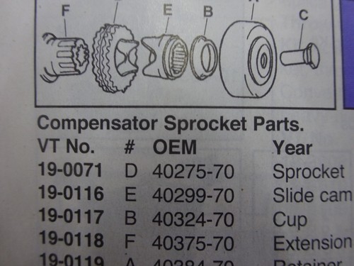 VINTAGE Harley Big Twin CHOICE of 2 Engine Sprocket Shaft Compensator EXTENSION - Picture 4 of 9