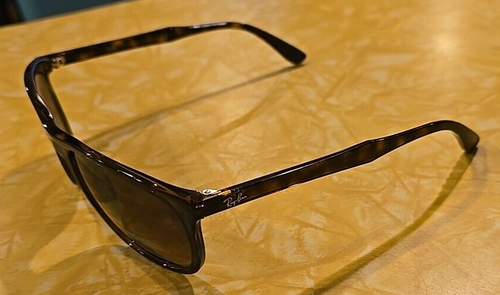 Gafas de sol Ray-Ban marrón degradado cuadradas para hombre RB4291 710/13 58 19 145 3N - Imagen 3 de 14