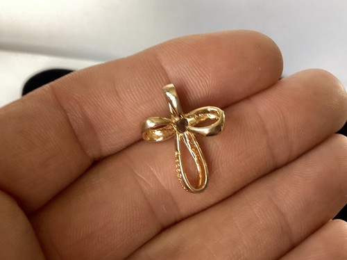 Vergoldet auf 925 Sterling 3D Kreuz Anhänger Blautopas Edelstein funkelnd - Bild 7 von 12