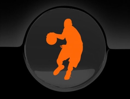 Basketball Player Fuel Cap Car Sticker - Picture 15 of 23