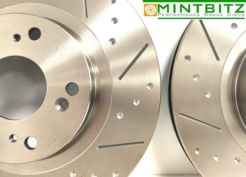 Discovery Sport 2.0 2.2 14- Dimpled Grooved Front Performance Brake Discs 349mm - Picture 5 of 8