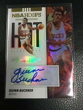 2019-20 Panini NBA Hoops Quinn Buckner Hot Signature Autograph Auto Bucks SP