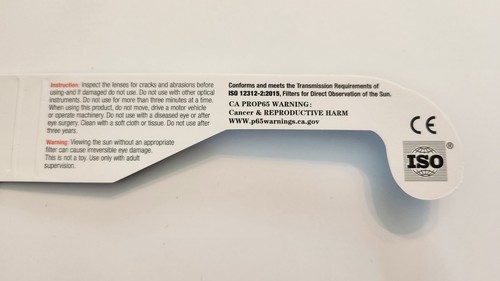 NEARSTAR SOLARBRILLE ISO 12312-2:2015 ZERTIFIZIERT X 5 PAAR - Bild 4 von 4