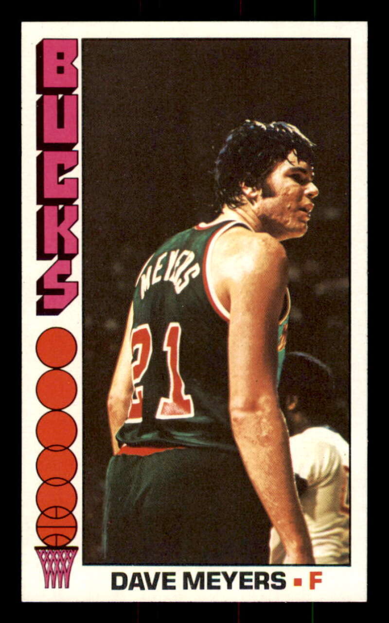 1976-77 Topps #122 Dave Meyers NM/NM+ RC Rookie Bucks 404594