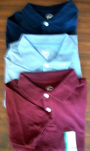 (10% OFF) SCHOOL SHIRTS S6/7, L10/12, L12 Husky, XL14/16 NAVY Burgundy Lt. Blue - Picture 2 of 15