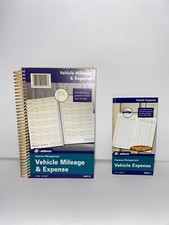 Adams Spiral Vehicle Mileage and Expense Book, 6 Pockets,  5 1/4 x 8 1/2, AFR12