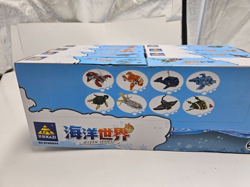 (QTY 8) Kazi Ocean Series KY80044 Water Animals Building Block Toy - 第 12/19 張圖片