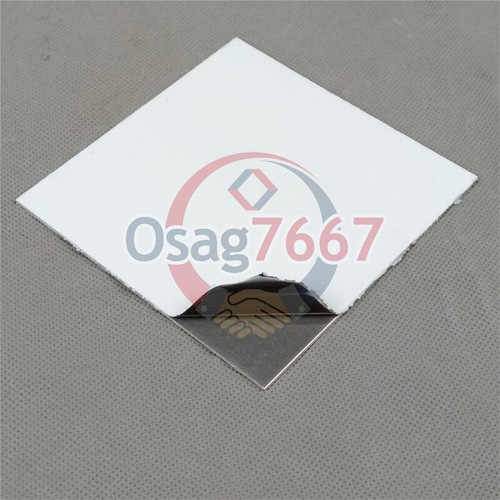 10pcs 7075 Aluminum Al Alloy Shiny Sheet 1mm * 100mm * 100mm Brand NEW