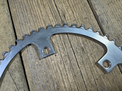 Plateau Vélo OFMEGA 53 Dents, 144 BCD, NOS, Fabrication Italienne, Alliage