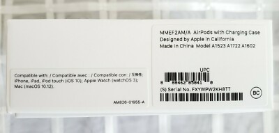Apple MMEF2AMA Airpods Wireless - 📦 EMPTY BOX ONLY