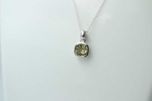 Elegante Colgante De Cuarzo Limón De 1,65 Quilates En Plata Esterlina 925 - Imagen 9 de 9