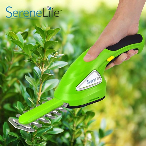 SereneLife Handheld Electric Cordless Grass Clipper & Hedge Trimmer (Open Box) - Picture 7 of 7