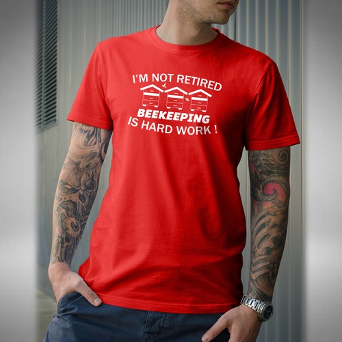 Beekeeping Retirement T-Shirt Funny Retired Honey Bee Beehive Small to 5XL - Picture 3 of 5