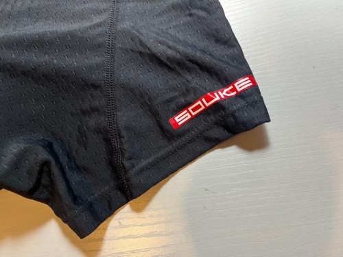 Pantalones cortos de ciclismo acolchados en 3D para mujer Souke Sports, gris (oscuro) talla L - Imagen 4 de 7