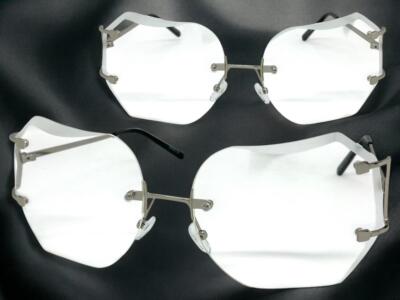Oversized Exaggerated Vintage Retro Clear Lens EYE GLASSES