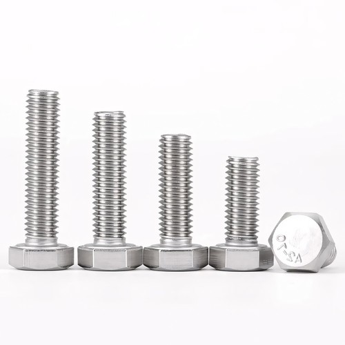 Tornillos hexagonales rosca izquierda acero inoxidable V2A M4-M16 DIN 933 tornillo de máquina - Imagen 6 de 123