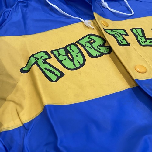 Vintage 1989 Teenage Mutant Ninja Turtles Rain Jacket Coat Youth TMNT Size: 10 - Picture 7 of 13