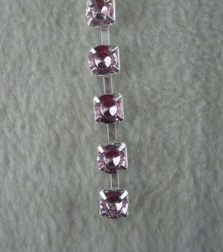 Fashion SS40 resin crystal 8mm rhinestone close silver chain costume Appliqu - Imagen 34 de 36