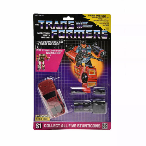 Transformers G1 Five STUNTICONS FORM MENASOR MOTORMASTER DRAG STRIP/WILDRIDER - Picture 4 of 15