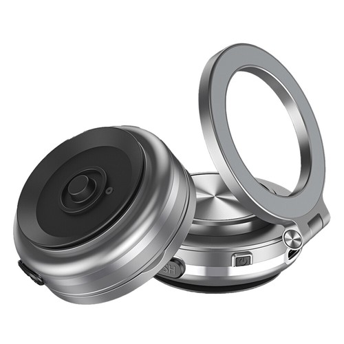 Electric Vacuum Suction 360°Rotation Electric Suction Cup Magnetic Phone Holder - Zdjęcie 5 z 18