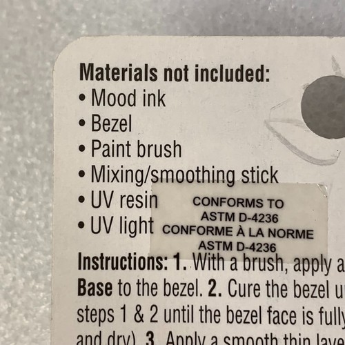 Bead Landing Mood Jewelry Black Acrylic Base Color Shifting Jewelry Making - Picture 5 of 7