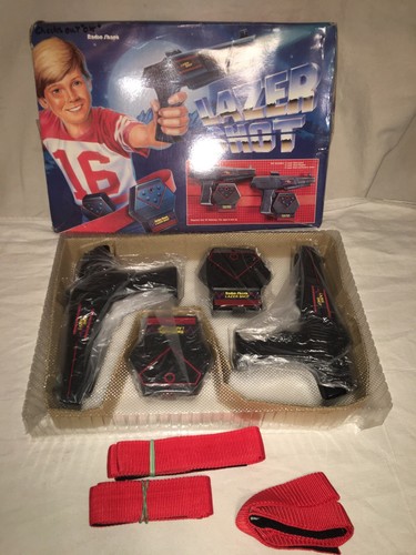 Vtg 80s Radio Shack Lazer Shot Vintage Laser Gun Target Set Laser 60-2302 - Picture 2 of 11