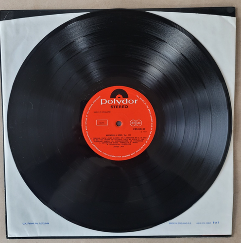 LP JAMES LAST , HAMMOND A GOGO/3 USED IN VERY GOOD CONDITION POLYDOR RECORD - Picture 5 of 5