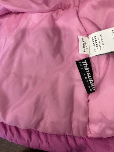 LL Bean Girls Jacket Puffer Size 14-16 Rasberry Hood Large Ski Snow 278507 Zip - Picture 13 of 13
