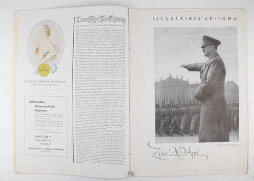 1942 WWII Illustrirte Zeitung Newspaper Magazine Hitler Birthday Blessed Ukraine - Picture 4 of 12
