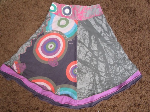 Hippie Minirock Desigual Rock Bunt und cool Gr. L - Bild 2 von 3