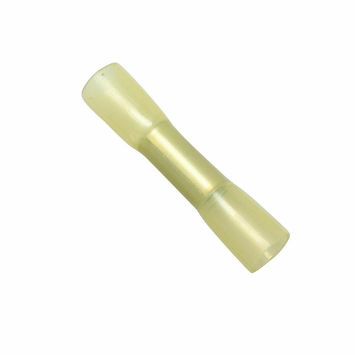 1000pcs 12-10 Gauge Heat Shrink Butt Wire Connectors Crimp Terminals Yellow New - Picture 10 of 11