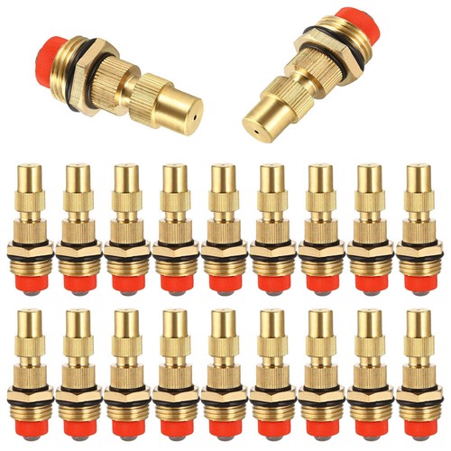 10/20Pc 1/2" Brass Spray Nozzle Atomizing Lawn Misting Sprinkler Patio Gardening - Picture 9 of 16