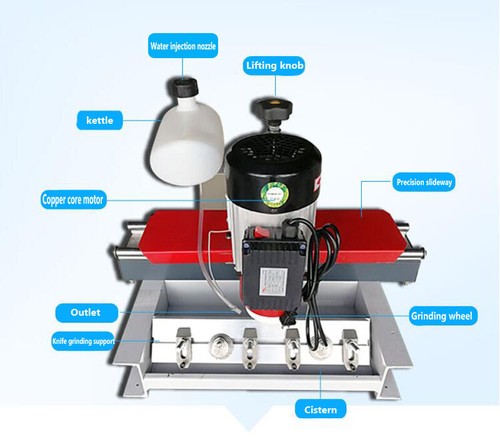 110V Woodworking Straight Knife Sharpener Grinding Grinder Machine - Picture 3 of 19