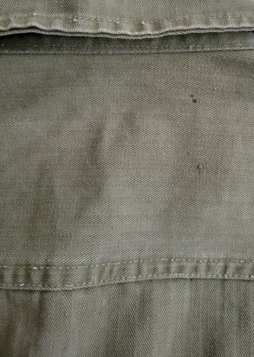 1940s Vintage WWII WW2 US Navy USN HBT Jacket 36 NXSY-31623 1943 Herringbone - Picture 15 of 20