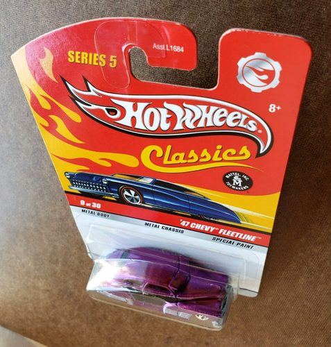 2009 Hot Wheels '47 CHEVY FLEETLINE Spectraflame Purple Classics Series 5 #9/30 - Picture 15 of 17