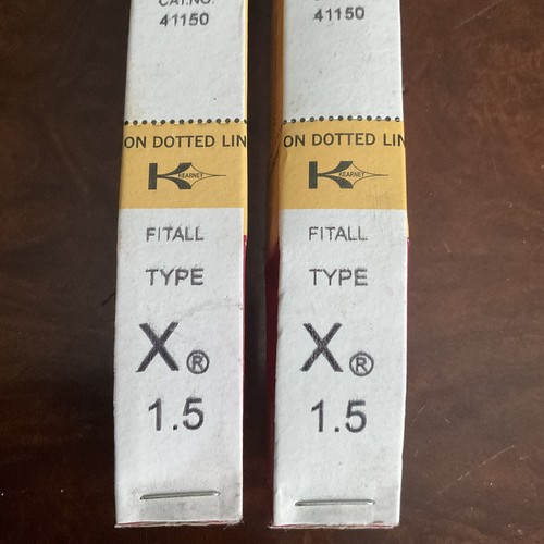 Kearney Fuse Links 01823 Type X 1.5 Ampere Cat 41150 FITALL ( 2 ) - Picture 2 of 3