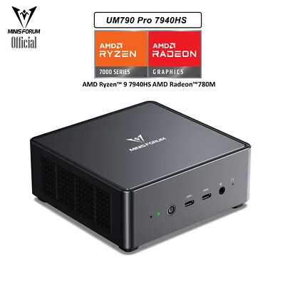 MINISFORUM Mini PC Gaming UM790 Pro AMD Ryzen 9 7940HS 8GB