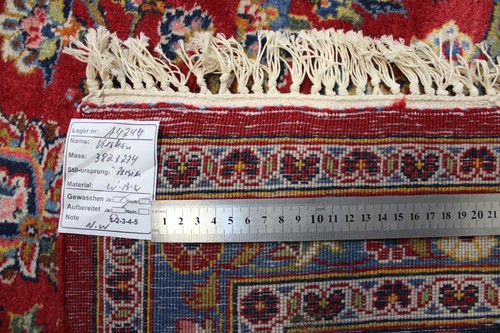 Orient Perserteppich Rug Tapis Carpet - KESHAN - 382X274cm - A4244 (NEUWERTIG) - Bild 18 von 18