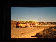 14908 VINTAGE Train Engine Photo 35mm Slide BNSF 6656 VSPMSBD1 CAJON PASS 53 CA