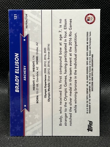 2024 Topps Chrome Team U.S.A. Olympic REFRACTORS - You Pick!!! - Picture 68 of 148