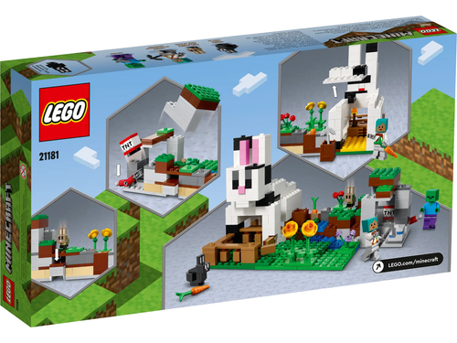 LEGO Minecraft 21181 The Rabbit Ranch Nuevo Sellado de Fábrica - Imagen 2 de 4