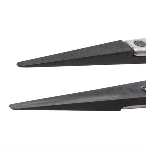 Techni-Tool Techni-Pro Carbon Fiber Plastic Tip Stainless Tweezers 2ACF - Picture 2 of 2