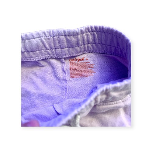 Cat & Jack Girls Toddler 2T Pull on Shorts Light Lavender color - Picture 3 of 3
