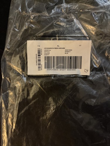 Burberry Silk Ribbon Scarf Brand New Tags New Logo - Picture 9 of 15