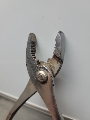PROTO 8" Slip Joint Pliers, w/ Chevron Handle Pattern No. 278 / 0824 - Imagen 8 de 10