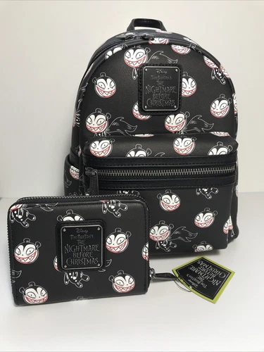 Loungefly Disney Nightmare Before Christmas Scary Teddy  Mini Backpack & Wallet