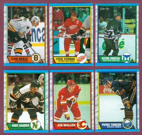 1989-90 OPC O PEE CHEE NHL HOCKEY CARD 221-330 & BOX BOTTOM & WRAPPER SEE LIST - Picture 242 of 255